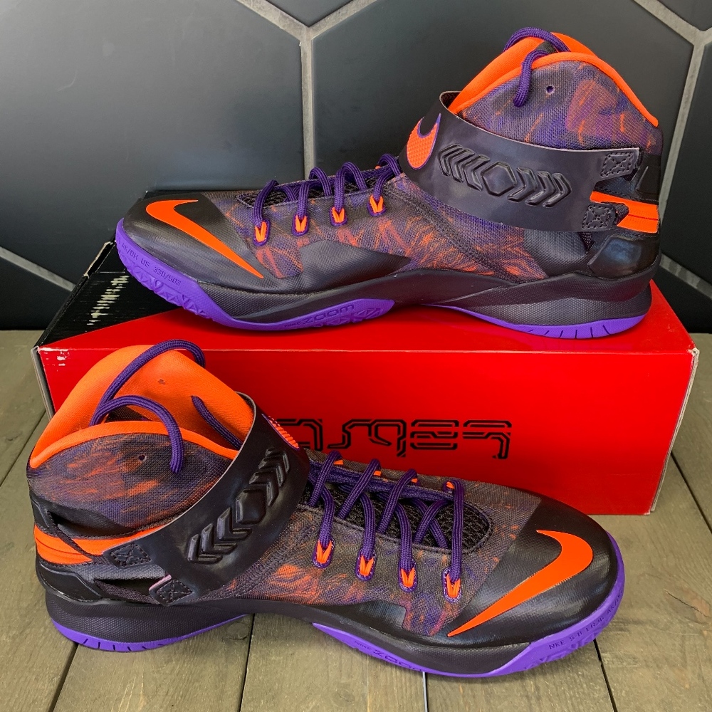 Nike Lebron Zoom Soldier VIII 8 Cave Purple Shoe - Picture 2 of 6